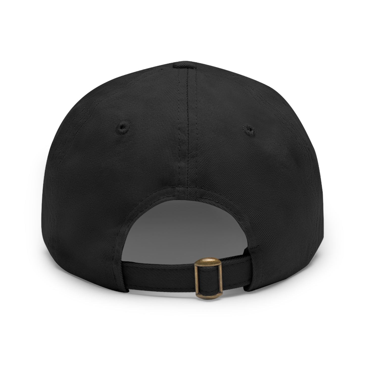 FIGARO Dad Hat with Leather Patch (Round)