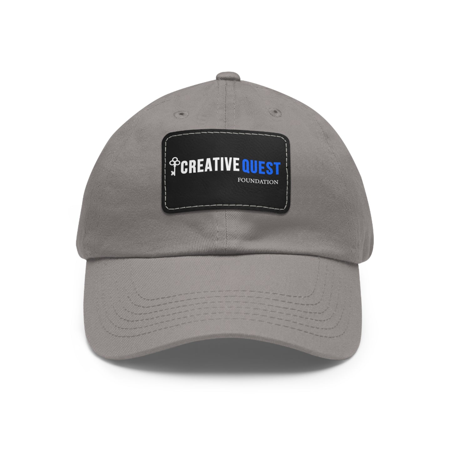 CQF Dad Hat with Leather Patch (Rectangle)