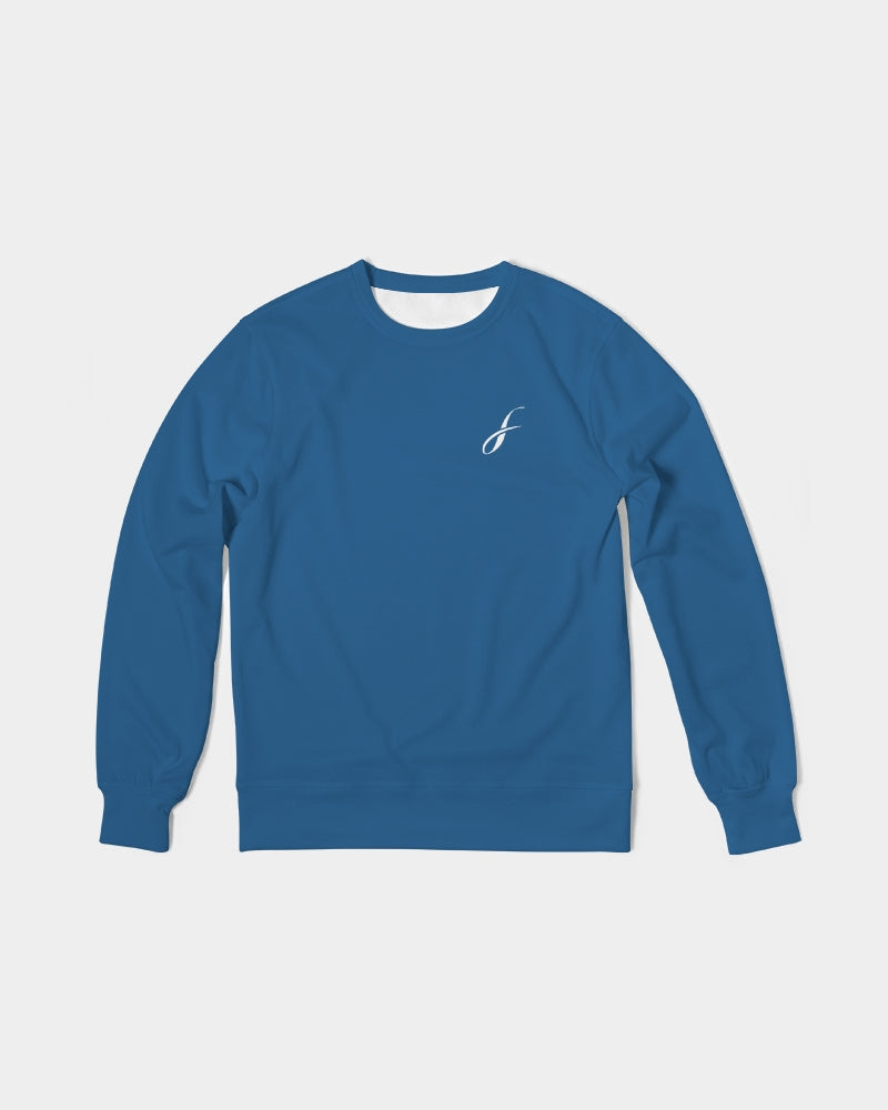 Figaro Classic Blue Men's Classic French Terry Crewneck Pullover