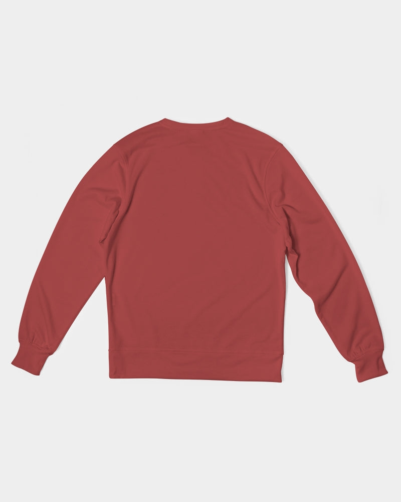 Figaro Samba Red Men's Classic French Terry Crewneck Pullover